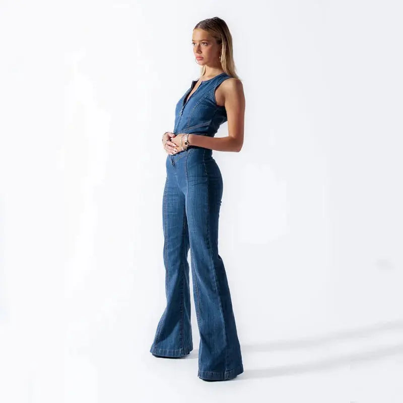 Trendy Denim Jumpsuit for Women – Stylish & Comfortable 3