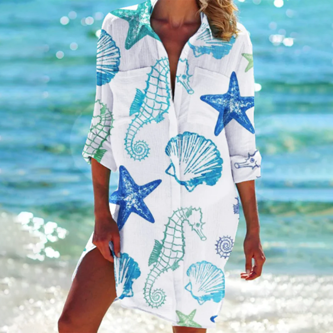 Flavie – Robe Chemise pour Femmes – Moderne & Élégance