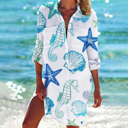Flavie – Robe Chemise pour Femmes – Moderne & Élégance