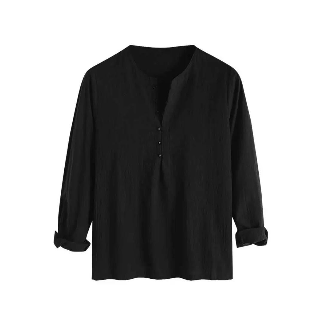 Oli - Chemise Henley Décontractée pour Hommes – Stylée & Confortable