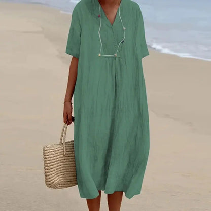 V-Neck Summer Dress for Women – Effortless & Stylish 5