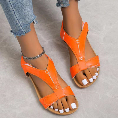 Velcro Strap Platform Sandals for Women – Stylish & Comfortable
