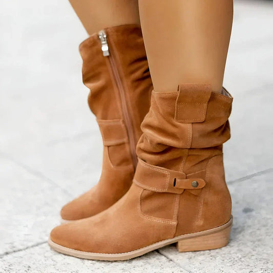 Velvet Ankle Boots for Women – Stylish & Versatile