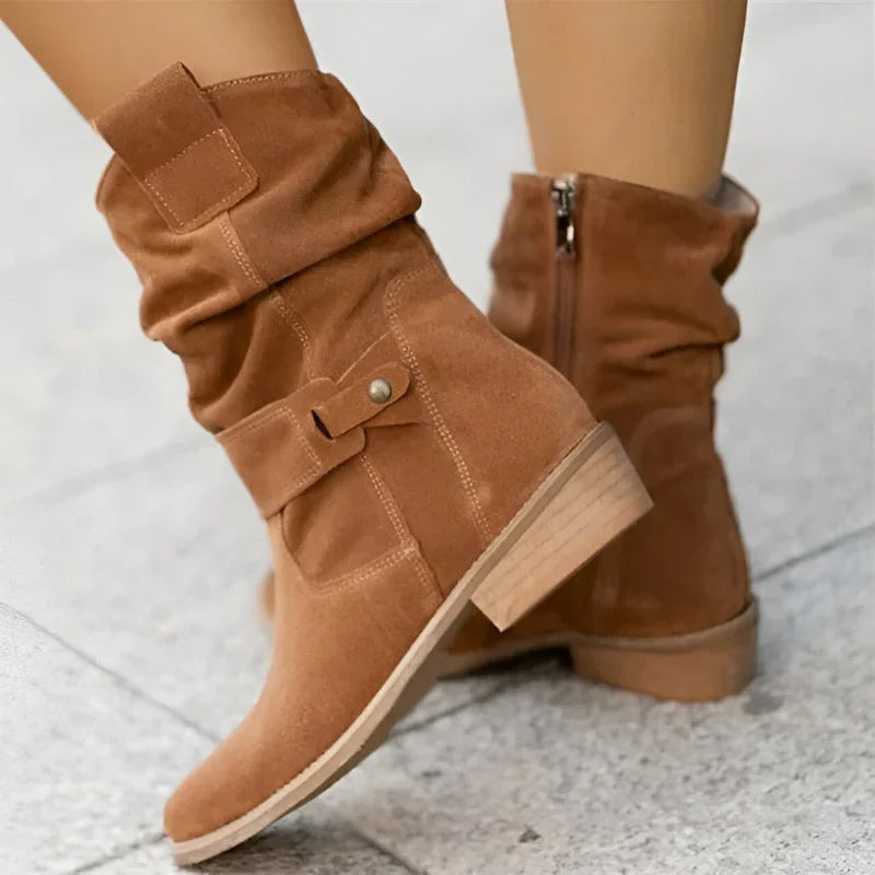 Velvet Ankle Boots for Women – Stylish & Versatile