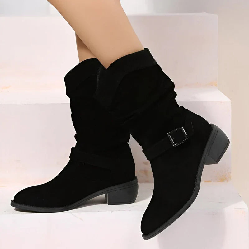 Velvet Ankle Boots for Women – Stylish & Versatile