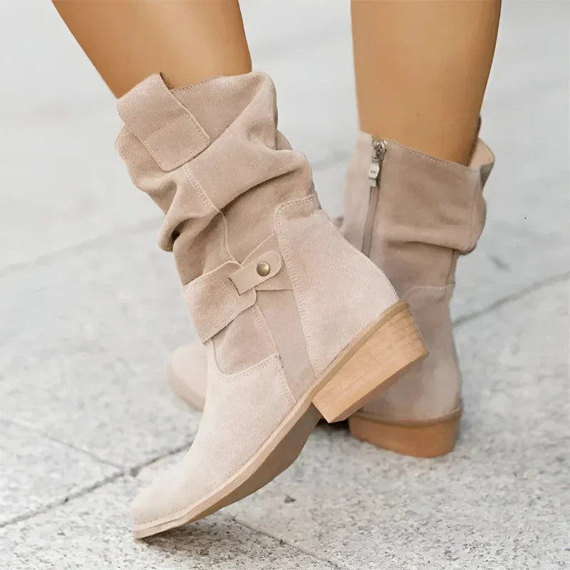 Velvet Ankle Boots for Women – Stylish & Versatile