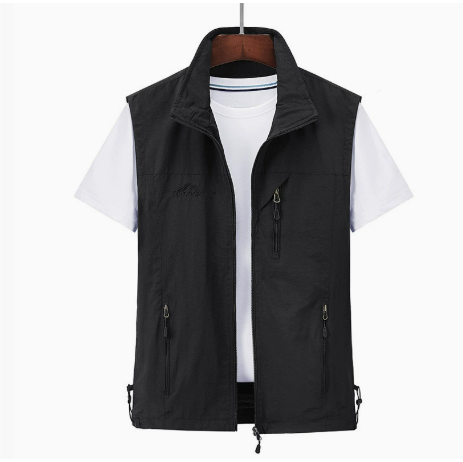 Veste Homme Sans Manches – Léger et Coupe-Vent pour Activités de Plein Air 0