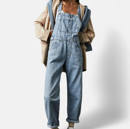 Vintage Denim Jumpsuit for Women – Stylish, Comfortable & Functional-Caliboot
