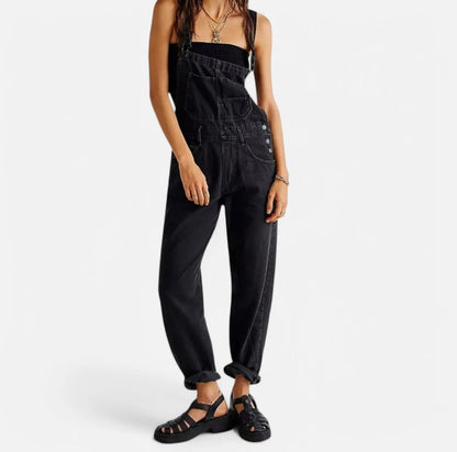 Vintage Denim Jumpsuit for Women – Stylish, Comfortable & Functional-Caliboot