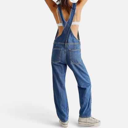Vintage Denim Jumpsuit for Women – Stylish, Comfortable & Functional-Caliboot