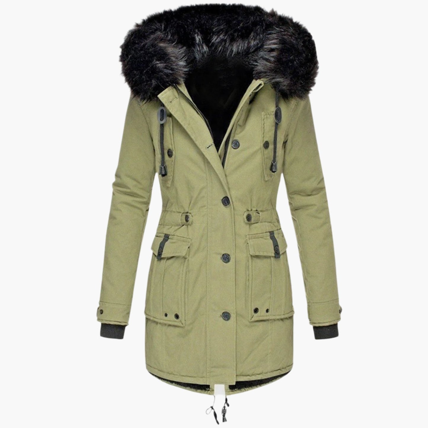 Charlotte | Women’s Warm Hooded Winter Coat Caliboot