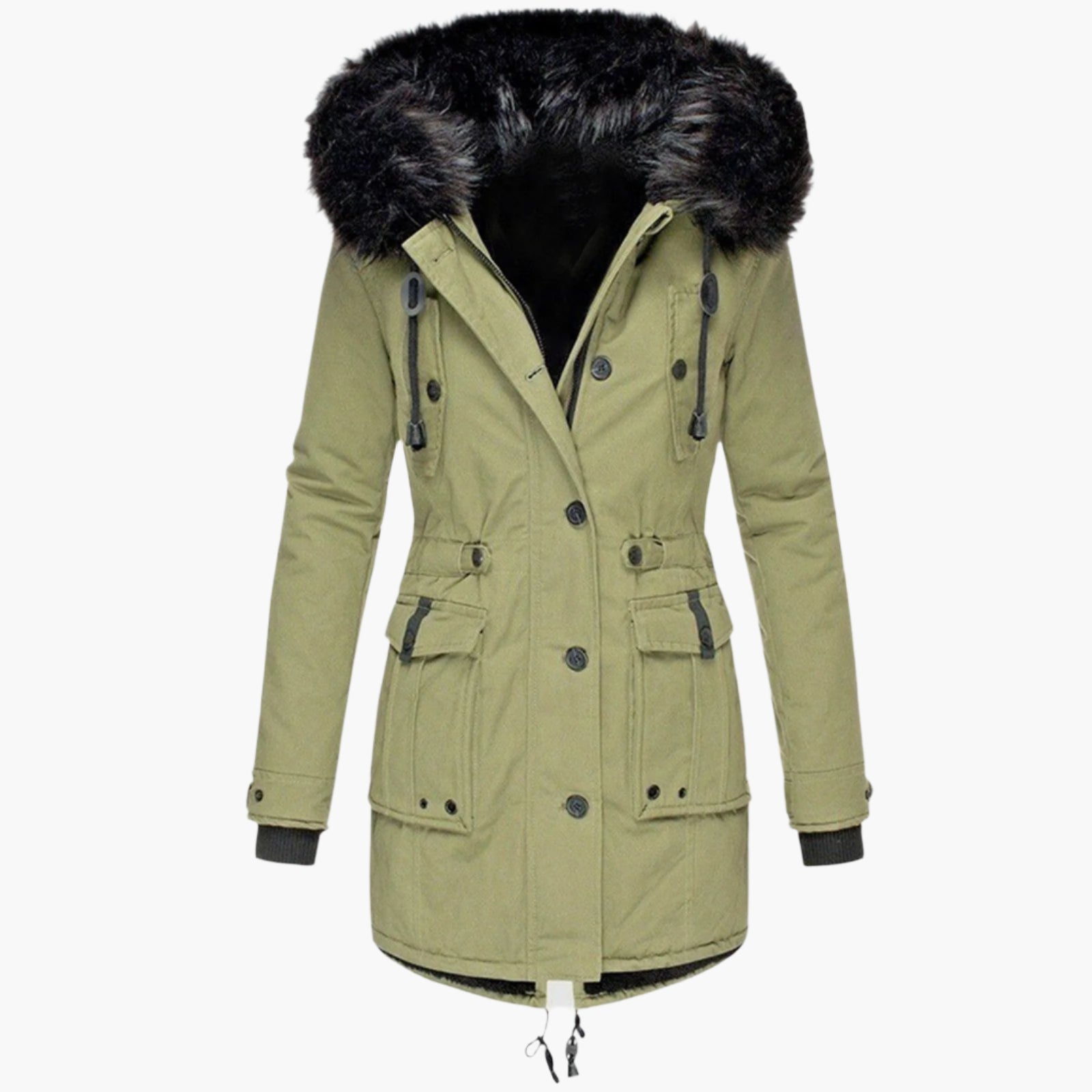 Charlotte | Women’s Warm Hooded Winter Coat Caliboot