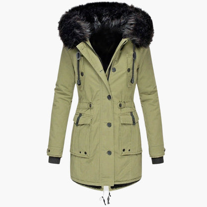 Charlotte | Women’s Warm Hooded Winter Coat Caliboot