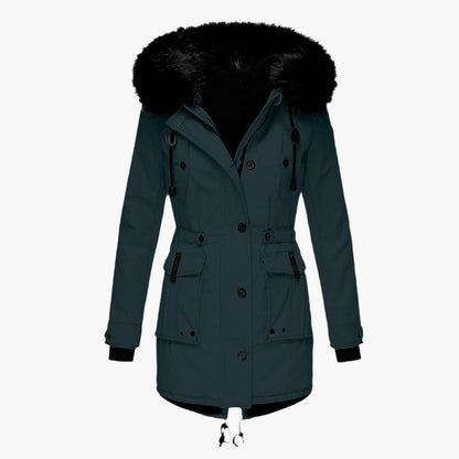 Charlotte | Women’s Warm Hooded Winter Coat Caliboot