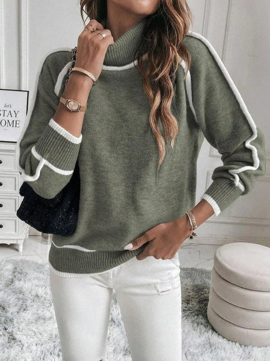 Warm Lined Women's Sweater – Cozy & Elegant Style 0