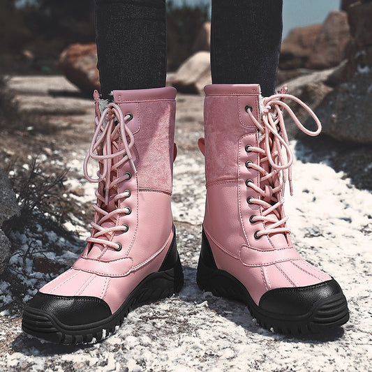 Waterproof Fleece Boots for Women – Stylish & Cozy