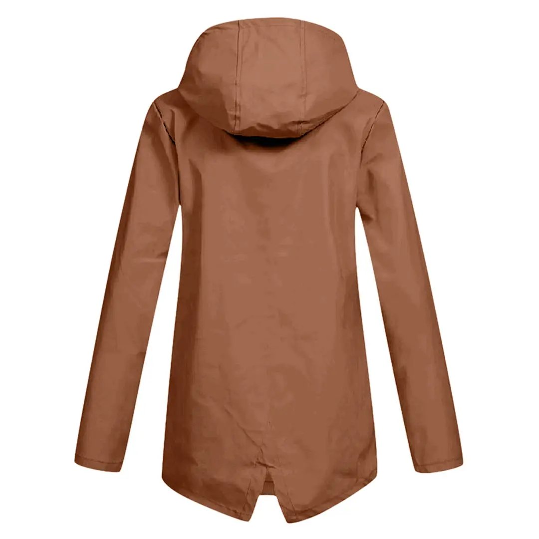 Waterproof Long Jacket for Women – Stylish & Functional-Caliboot