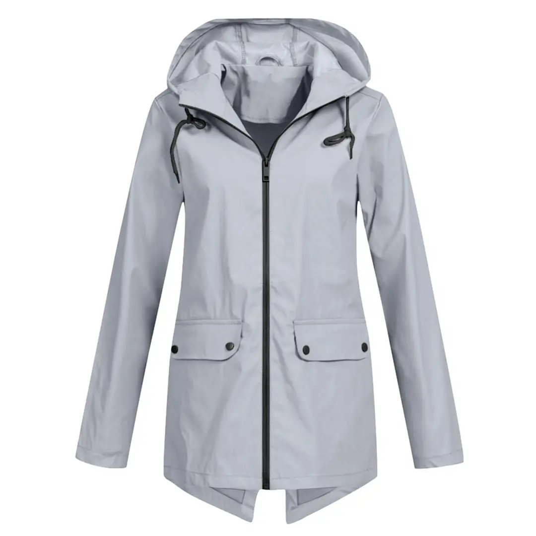 Waterproof Long Jacket for Women – Stylish & Functional-Caliboot