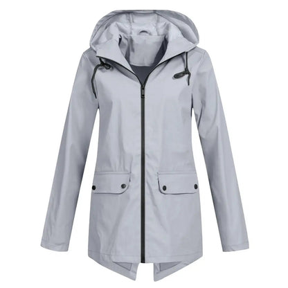 Waterproof Long Jacket for Women – Stylish & Functional-Caliboot
