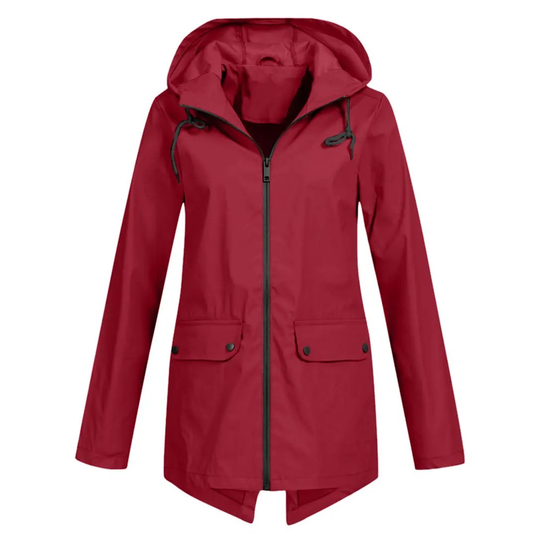 Waterproof Long Jacket for Women – Stylish & Functional-Caliboot