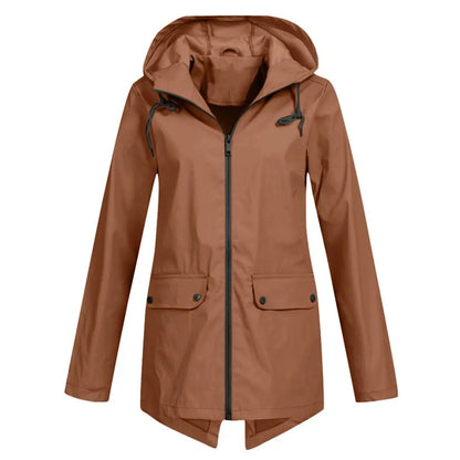 Waterproof Long Jacket for Women – Stylish & Functional-Caliboot