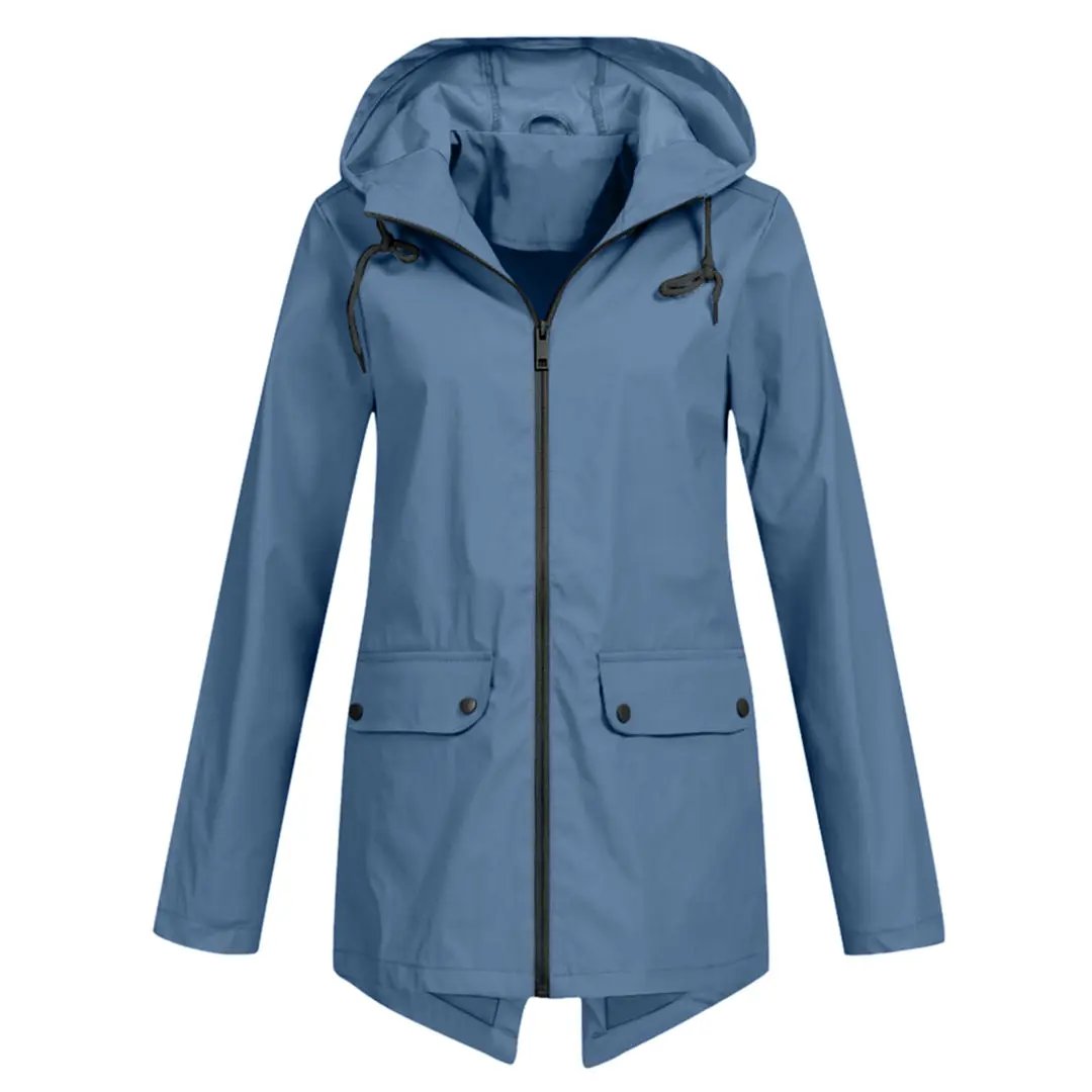 Waterproof Long Jacket for Women – Stylish & Functional-Caliboot