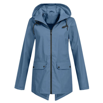 Waterproof Long Jacket for Women – Stylish & Functional-Caliboot