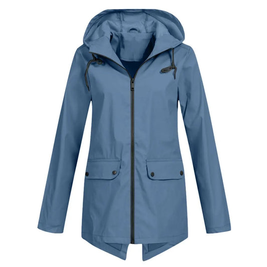 Waterproof Long Jacket for Women – Stylish & Functional-Caliboot