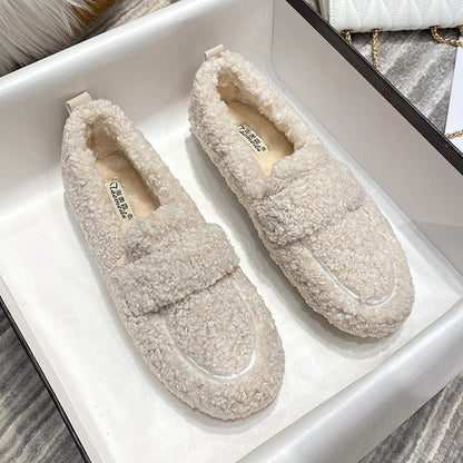 Waterproof Slip-On Loafers for Women – Cozy & Trendy Comfort