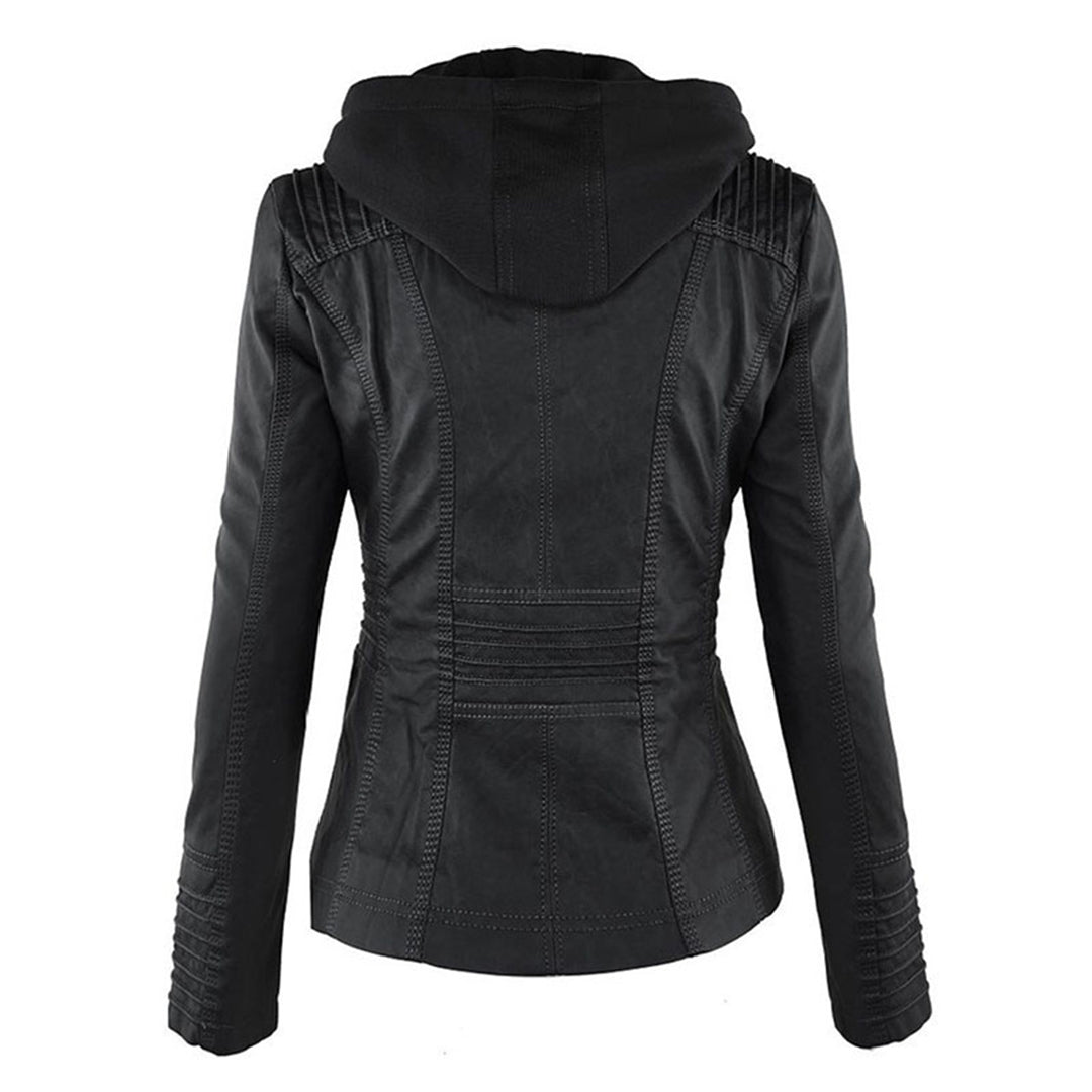 Weatherproof Leather Jacket for Women – Stylish & Functional Design 5