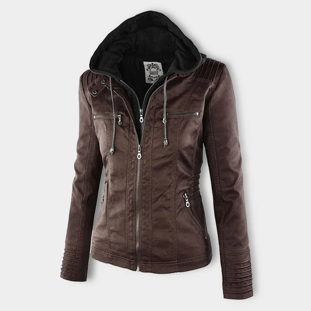 Weatherproof Leather Jacket for Women – Stylish & Functional Design 6