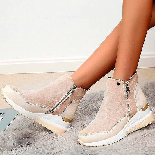 Wedge Heel Winter Boots for Women – Stylish & Cozy Comfort