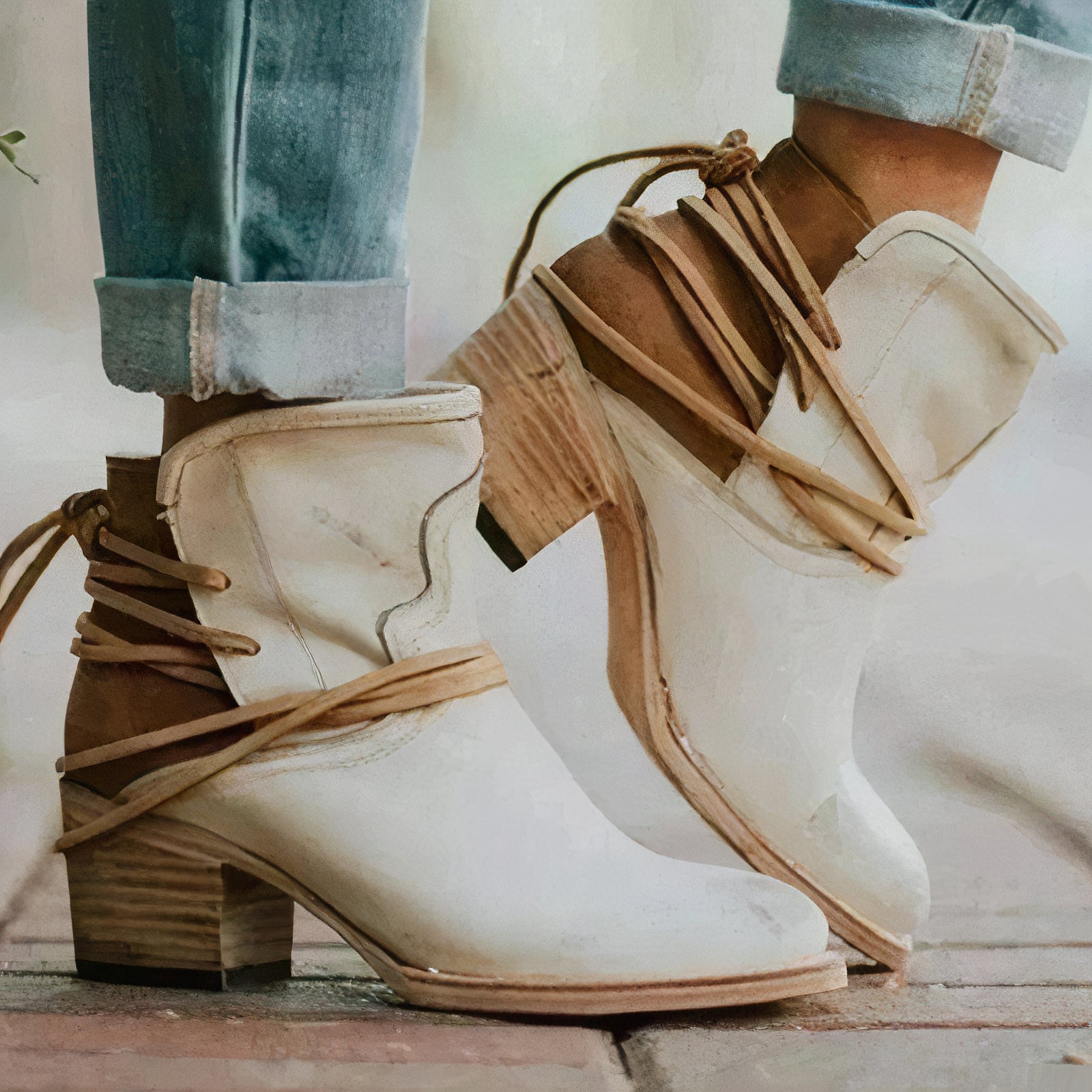 Western-Inspired Ankle Boots for Women – Chic & Comfortable