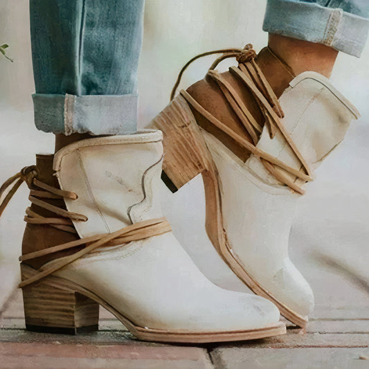 Western-Inspired Ankle Boots for Women – Chic & Comfortable