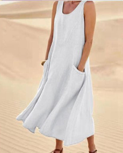 Annalisse - Robe en Coton pour Femmes – Décontractée & Pratique