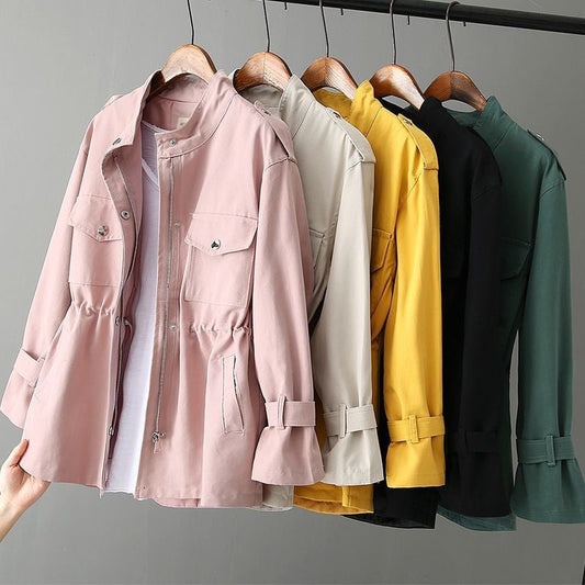 Wind-Resistant Women's Jacket – Stylish & Flattering Fit for Autumn 0