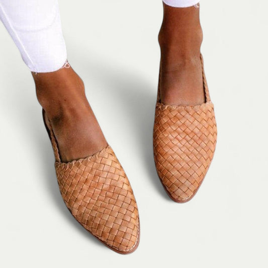 Woven Slingback Flats for Women – Chic & Comfortable Design