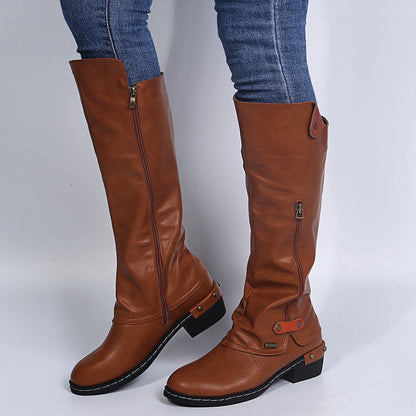 Zip-Up Ankle Boots for Women – Chic & Comfortable Style