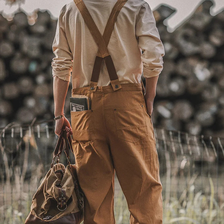 Unisex overall made from vintage-style canvas Caliboot