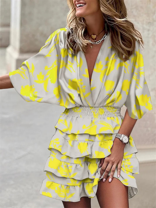Myriam – Robe Imprimée pour Femmes – Tendance & Fluide