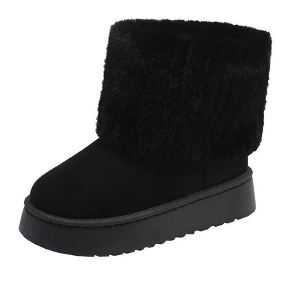 Madison | Women's Winter Fur Trim Ankle Boots Caliboot