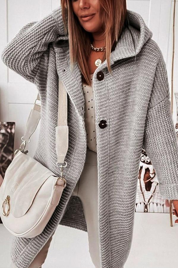Marsgann - Cardigan Boutonné pour Femmes – Confortable & Stylé
