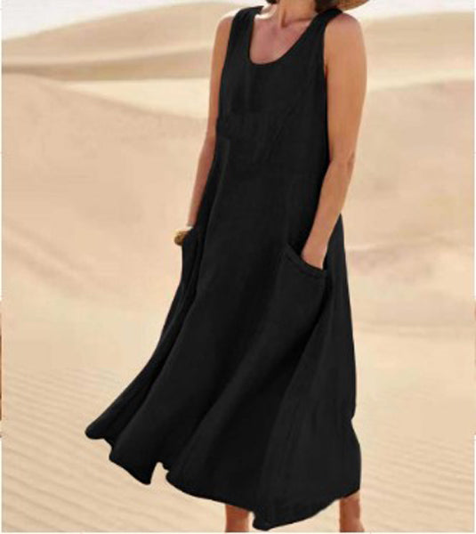 Annalisse - Robe en Coton pour Femmes – Décontractée & Pratique