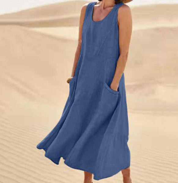 Annalisse - Robe en Coton pour Femmes – Décontractée & Pratique