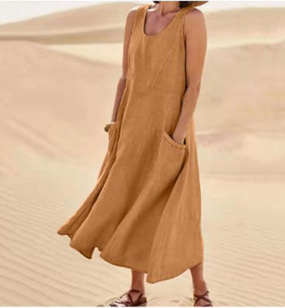 Annalisse - Robe en Coton pour Femmes – Décontractée & Pratique