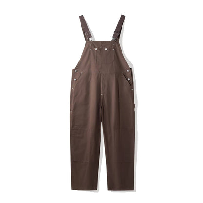 Women's Canvas Bib Overalls Duck Workwear Dungarees with Pockets Caliboot