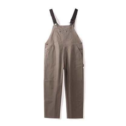 Women's Canvas Bib Overalls Duck Workwear Dungarees with Pockets Caliboot