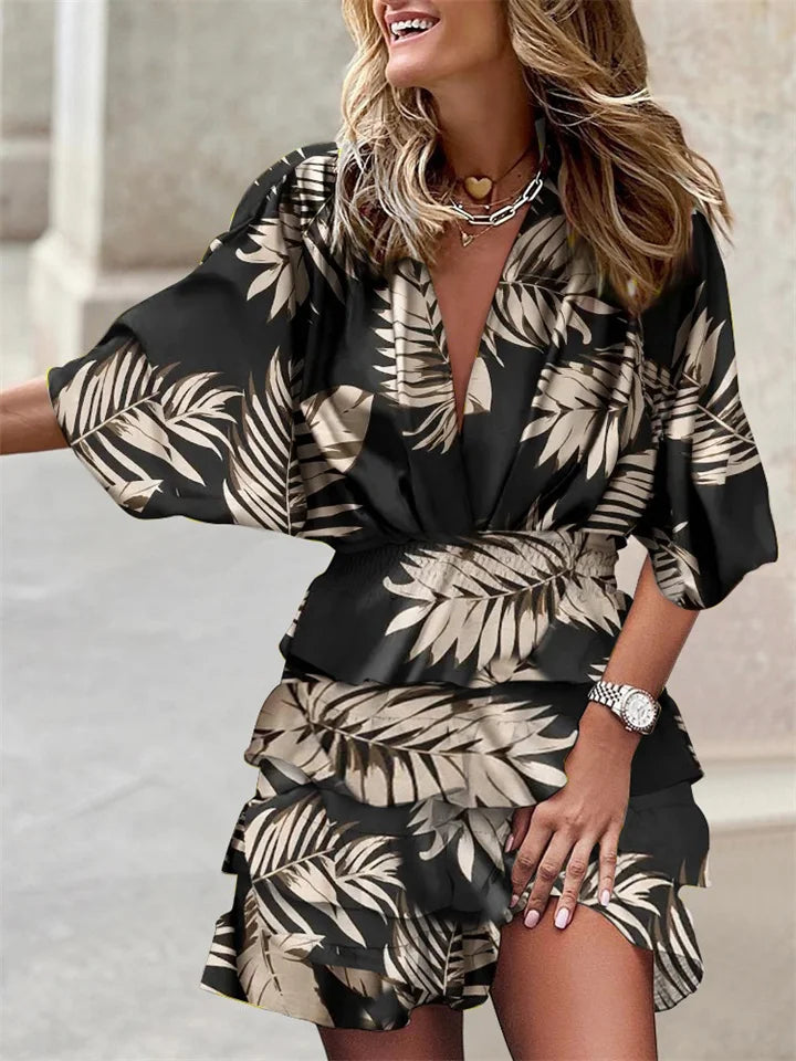 Myriam – Robe Imprimée pour Femmes – Tendance & Fluide