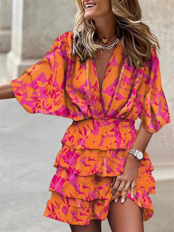 Myriam – Robe Imprimée pour Femmes – Tendance & Fluide