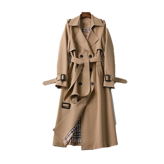 Victoria | Women’s Double-Breasted Belted Trench Coat Caliboot